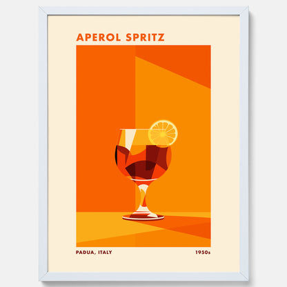Tavla med drink poster med Aperol Spritz