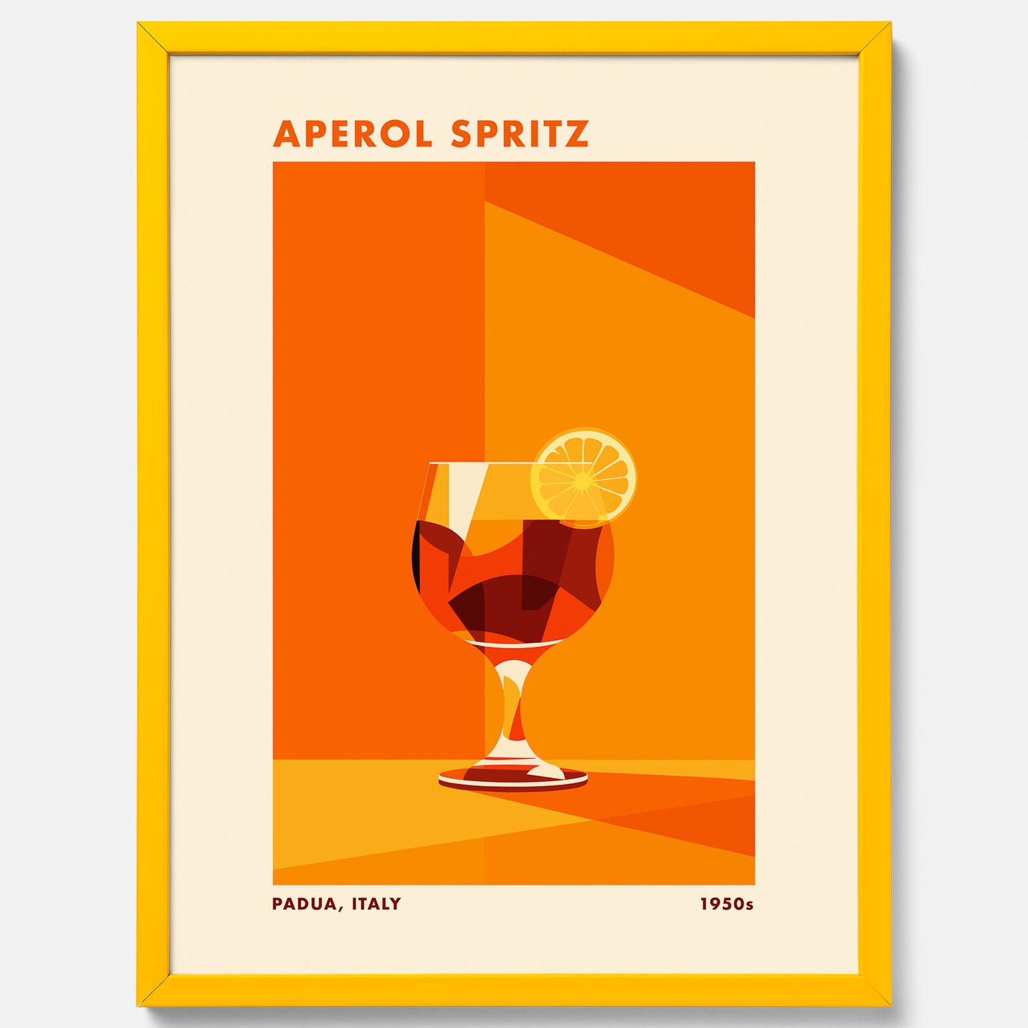 Tavla med drink poster med Aperol Spritz