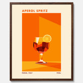 Tavla med drink poster med Aperol Spritz