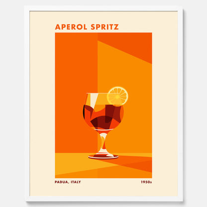 Tavla med drink poster med Aperol Spritz