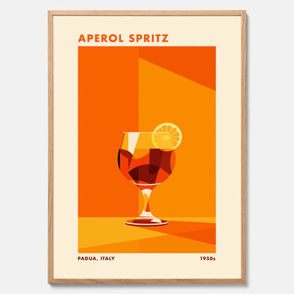 Tavla med drink poster med Aperol Spritz
