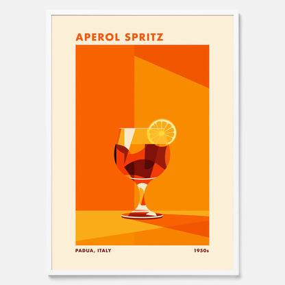 Tavla med drink poster med Aperol Spritz