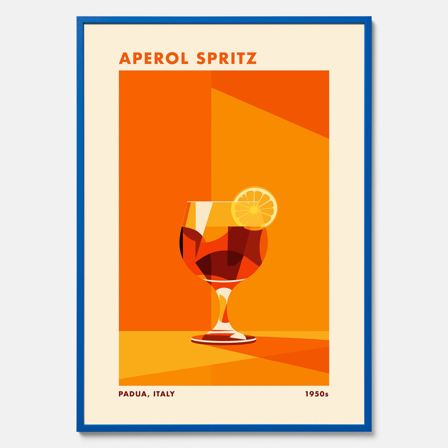 Tavla med drink poster med Aperol Spritz