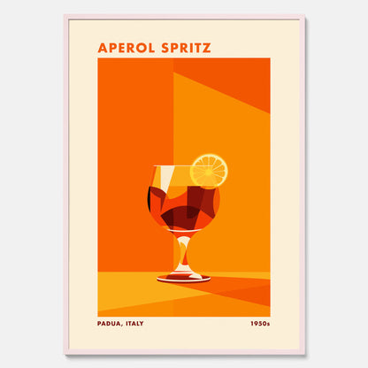 Tavla med drink poster med Aperol Spritz