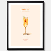 Tavla med Bellini Poster – Affisch med drink, drinkposter