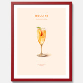 Tavla med Bellini Poster – Affisch med drink, drinkposter