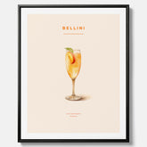 Canvastavla med Bellini Poster – Affisch med drink, drinkposter
