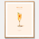 Tavla med Bellini Poster – Affisch med drink, drinkposter