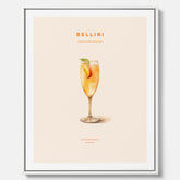 Canvastavla med Bellini Poster – Affisch med drink, drinkposter