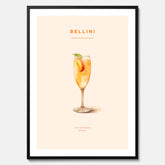 Tavla med Bellini Poster – Affisch med drink, drinkposter