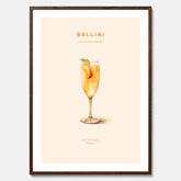 Tavla med Bellini Poster – Affisch med drink, drinkposter