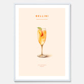 Tavla med Bellini Poster – Affisch med drink, drinkposter