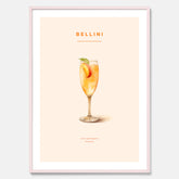 Tavla med Bellini Poster – Affisch med drink, drinkposter