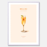 Tavla med Bellini Poster – Affisch med drink, drinkposter