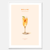 Tavla med Bellini Poster – Affisch med drink, drinkposter