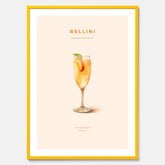 Tavla med Bellini Poster – Affisch med drink, drinkposter