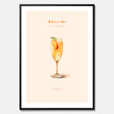Tavla med Bellini Poster – Affisch med drink, drinkposter