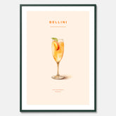 Tavla med Bellini Poster – Affisch med drink, drinkposter