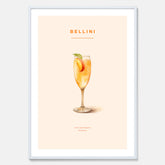 Tavla med Bellini Poster – Affisch med drink, drinkposter