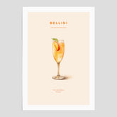 Bellini Poster – Affisch med drink, drinkposter