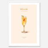 Tavla med Bellini Poster – Affisch med drink, drinkposter