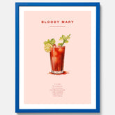 Bloody Mary Tavla – Affisch med drink, drinkposter med cocktail, Bloody Mary recept poster