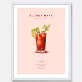 Bloody Mary Tavla – Affisch med drink, drinkposter med cocktail, Bloody Mary recept poster