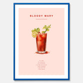 Bloody Mary Tavla – Affisch med drink, drinkposter med cocktail, Bloody Mary recept poster
