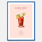 Bloody Mary Tavla – Affisch med drink, drinkposter med cocktail, Bloody Mary recept poster