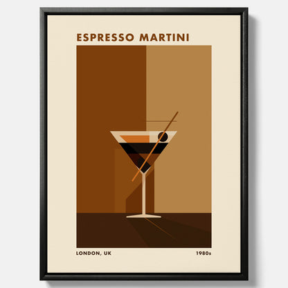 Tavla med Espresso Martini drink canvas