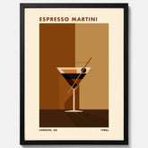 Tavla med Espresso Martini drink poster