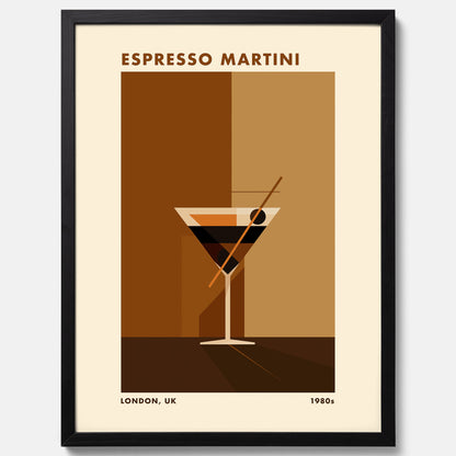 Tavla med Espresso Martini drink poster