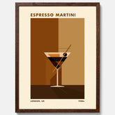 Tavla med Espresso Martini drink poster
