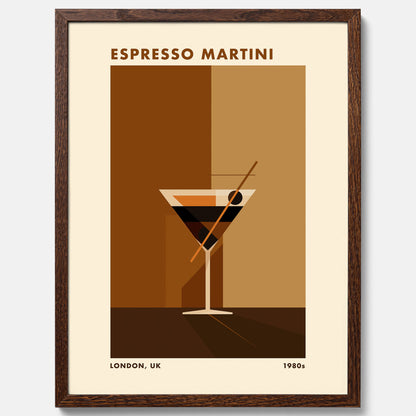 Tavla med Espresso Martini drink poster