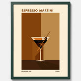Tavla med Espresso Martini drink poster