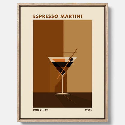 Tavla med Espresso Martini drink canvas