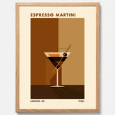 Tavla med Espresso Martini drink poster
