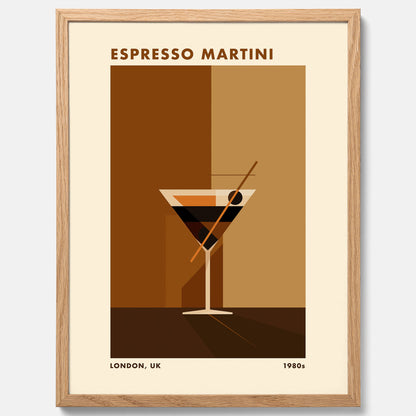 Tavla med Espresso Martini drink poster
