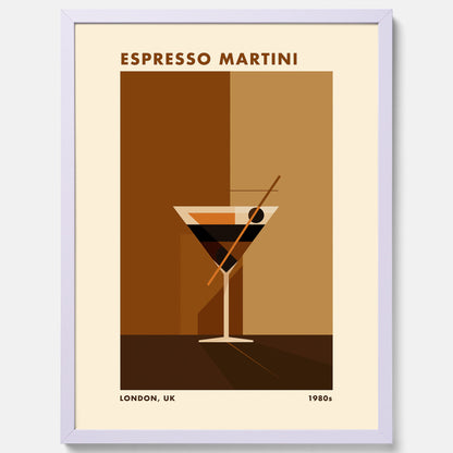 Tavla med Espresso Martini drink poster