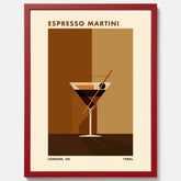 Tavla med Espresso Martini drink poster