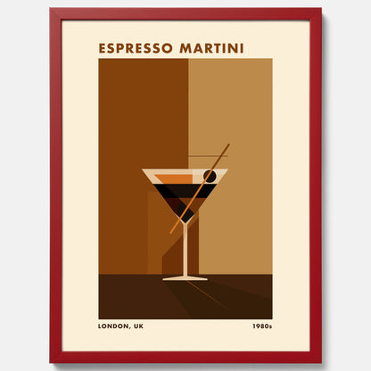 Tavla med Espresso Martini drink poster