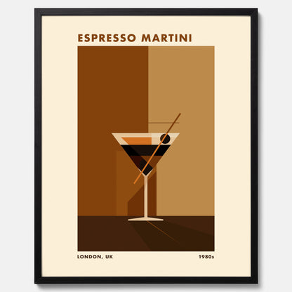 Tavla med Espresso Martini drink poster