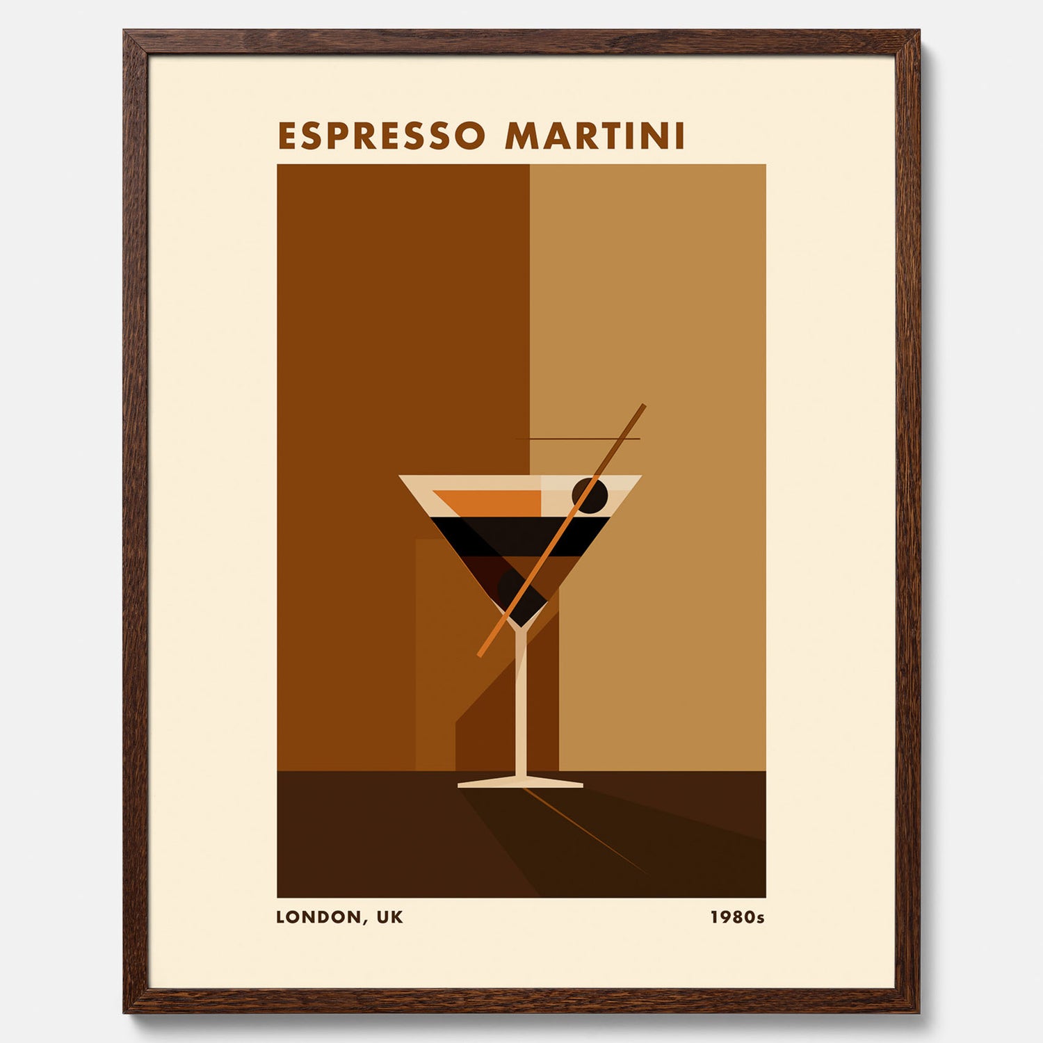 Tavla med Espresso Martini drink poster