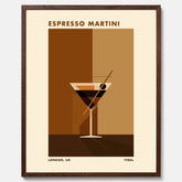 Tavla med Espresso Martini drink poster