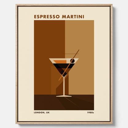 Tavla med Espresso Martini drink canvas