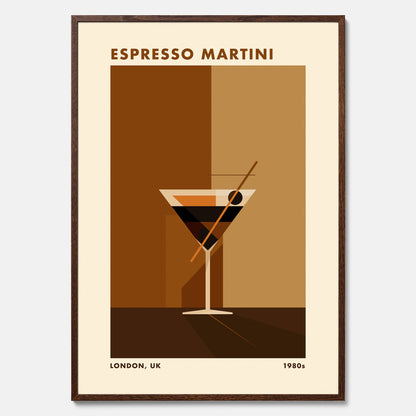Tavla med Espresso Martini drink poster