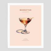 Manhattan poster - Cocktailposter