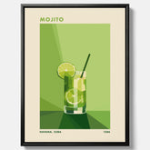 Canvas Tavla med en Mojito drink poster
