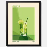 Tavla med en Mojito drink poster