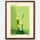 Tavla med en Mojito drink poster